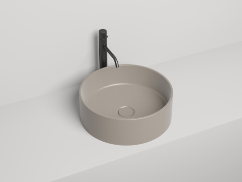 Раковина из искусственного камня S-Stone Salini ARMONIA 130112SM 40х40 накладная цвет белый без отверстий под смеситель - фото 4